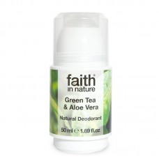 DEODORANTE ROLL ON THE VERDE E ALOE VERA - 50 ML - FAITH IN NATURE